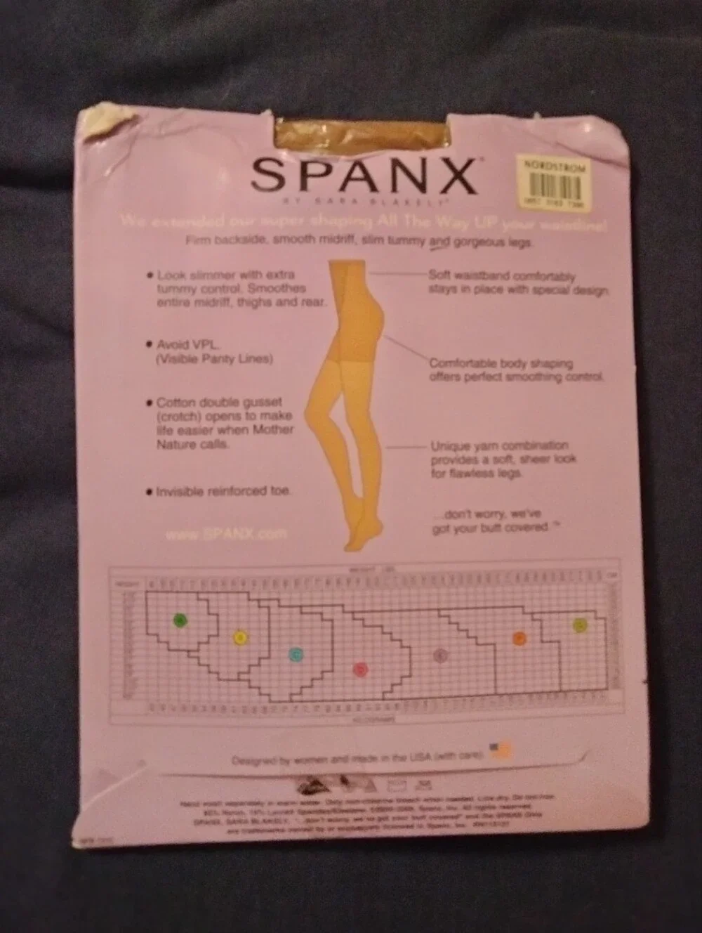 3 for💲25🌟Size B Nude SPANX High Waist All The Way Up Sheer Pantyhose (damage)